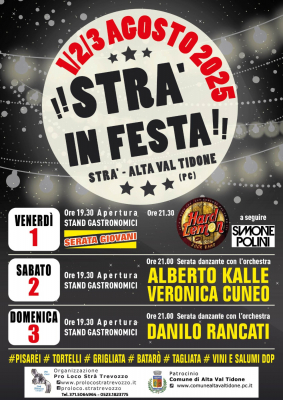 Locandina Strà in Festa 2025